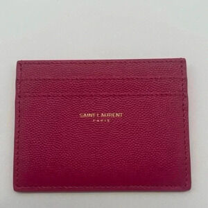 🔥FINAL BEST PRICE 🔥 Saint Laurent Card Case Barbie Pink Caviar Leather